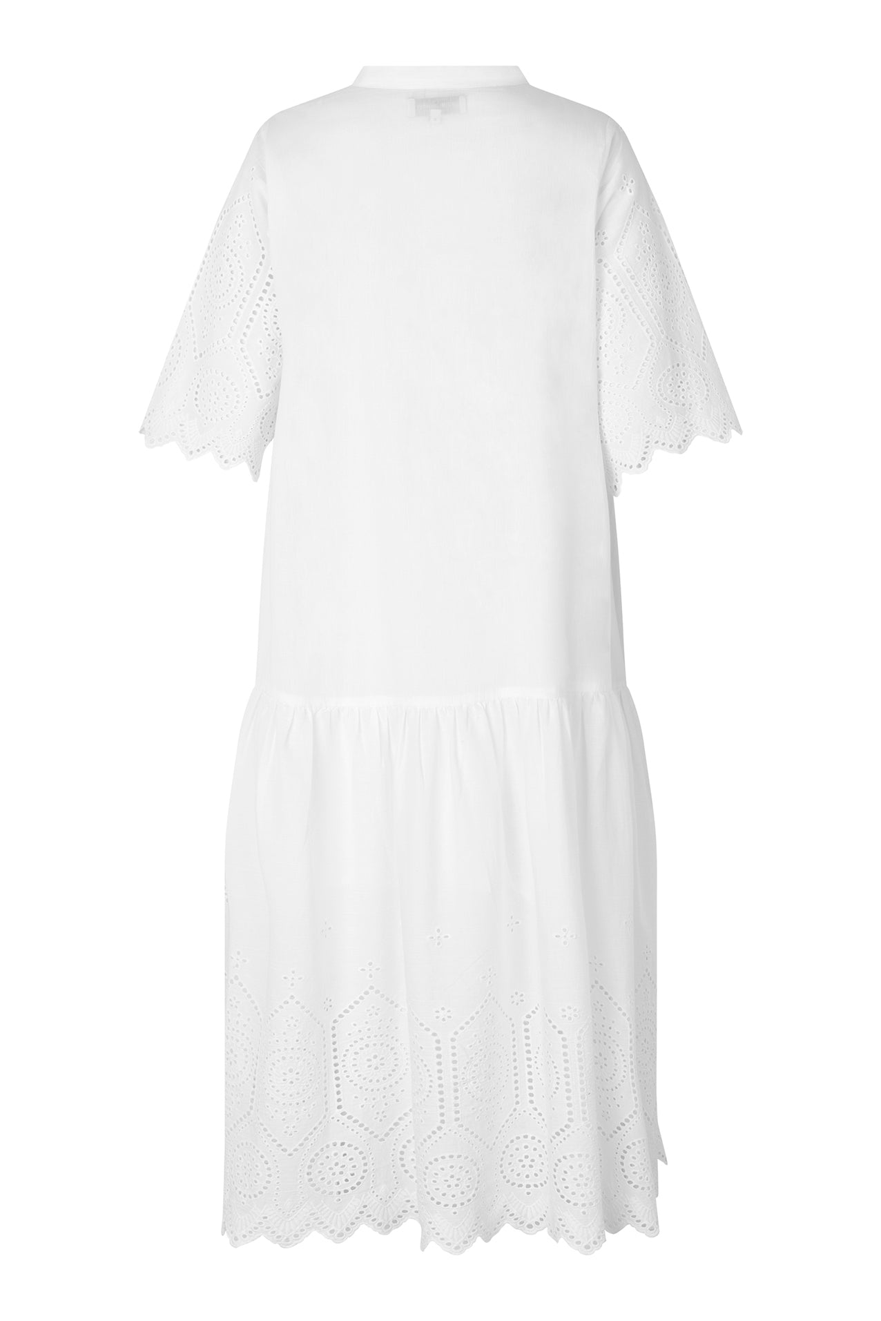 Lollys Laundry TimorLL Midi Dress SS Dress Hvid