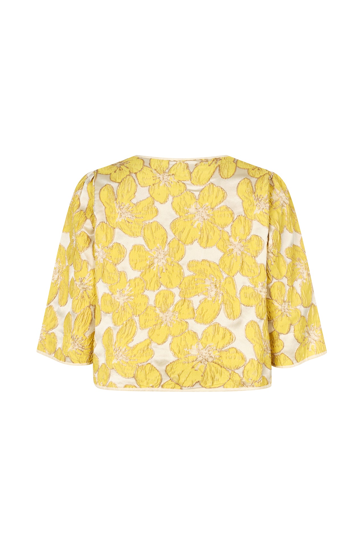 Lollys Laundry TrineLL kort Jakke Jacket 93 Light Yellow