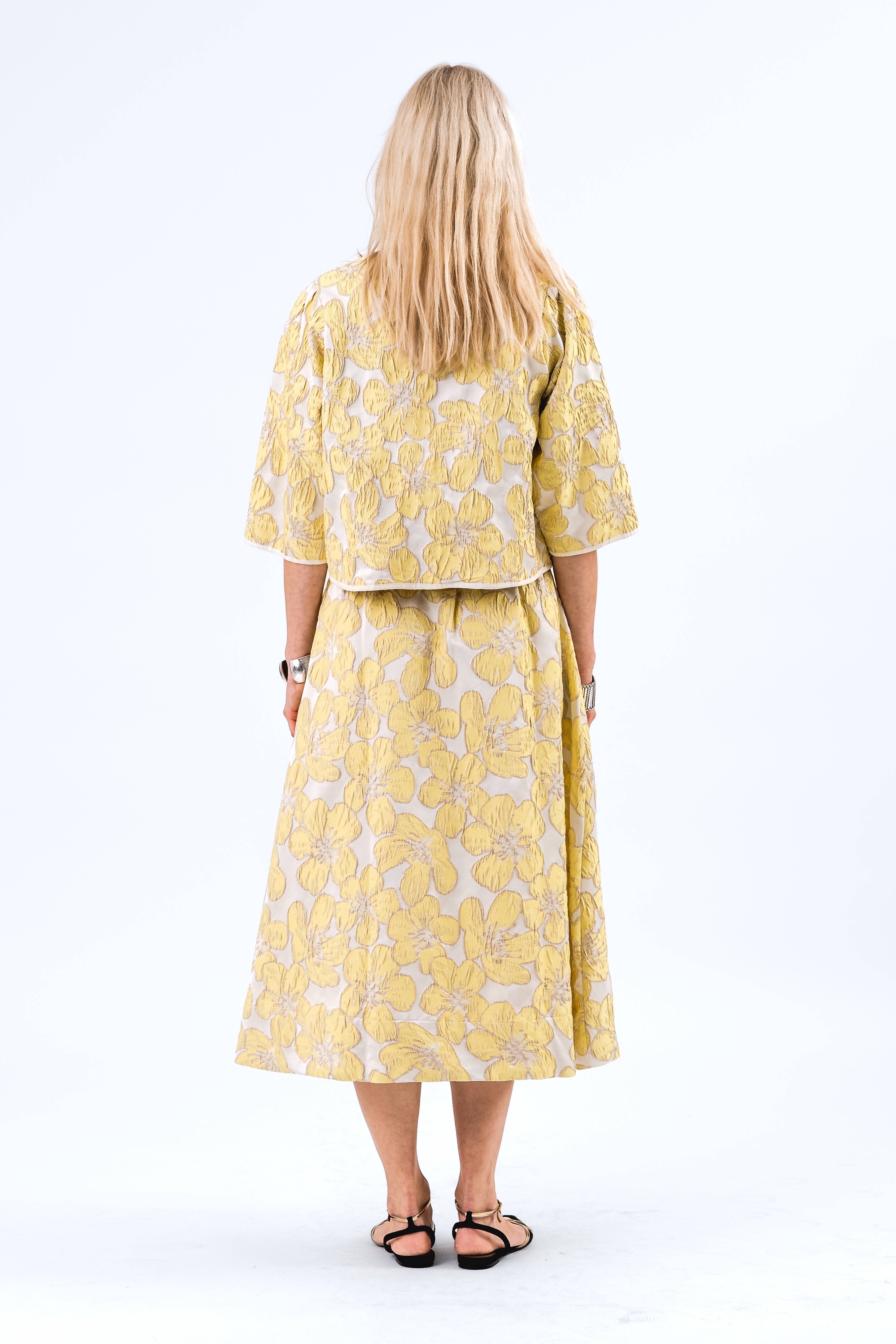 Lollys Laundry TrineLL kort Jakke Jacket 93 Light Yellow