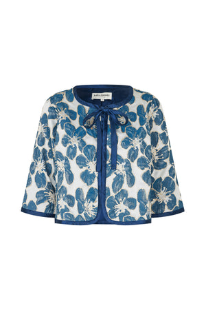 Lollys Laundry TrineLL kort Jakke Jacket Blå