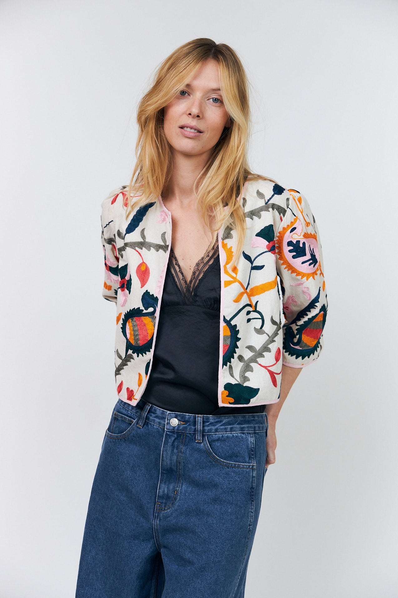 Lollys Laundry TrineLL kort Jakke Jacket Multi