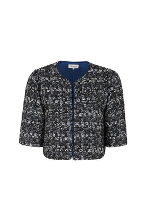 Lollys Laundry TrineLL kort Jakke Jacket Mørkeblå