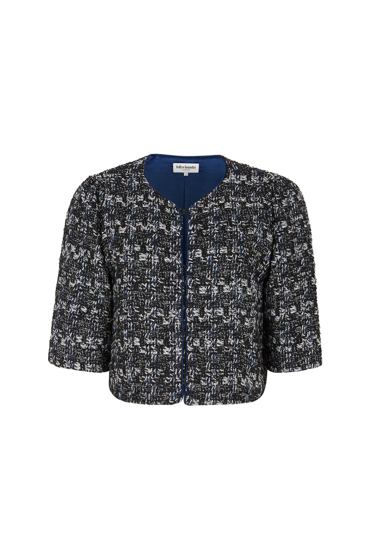 Lollys Laundry TrineLL kort Jakke Jacket Mørkeblå
