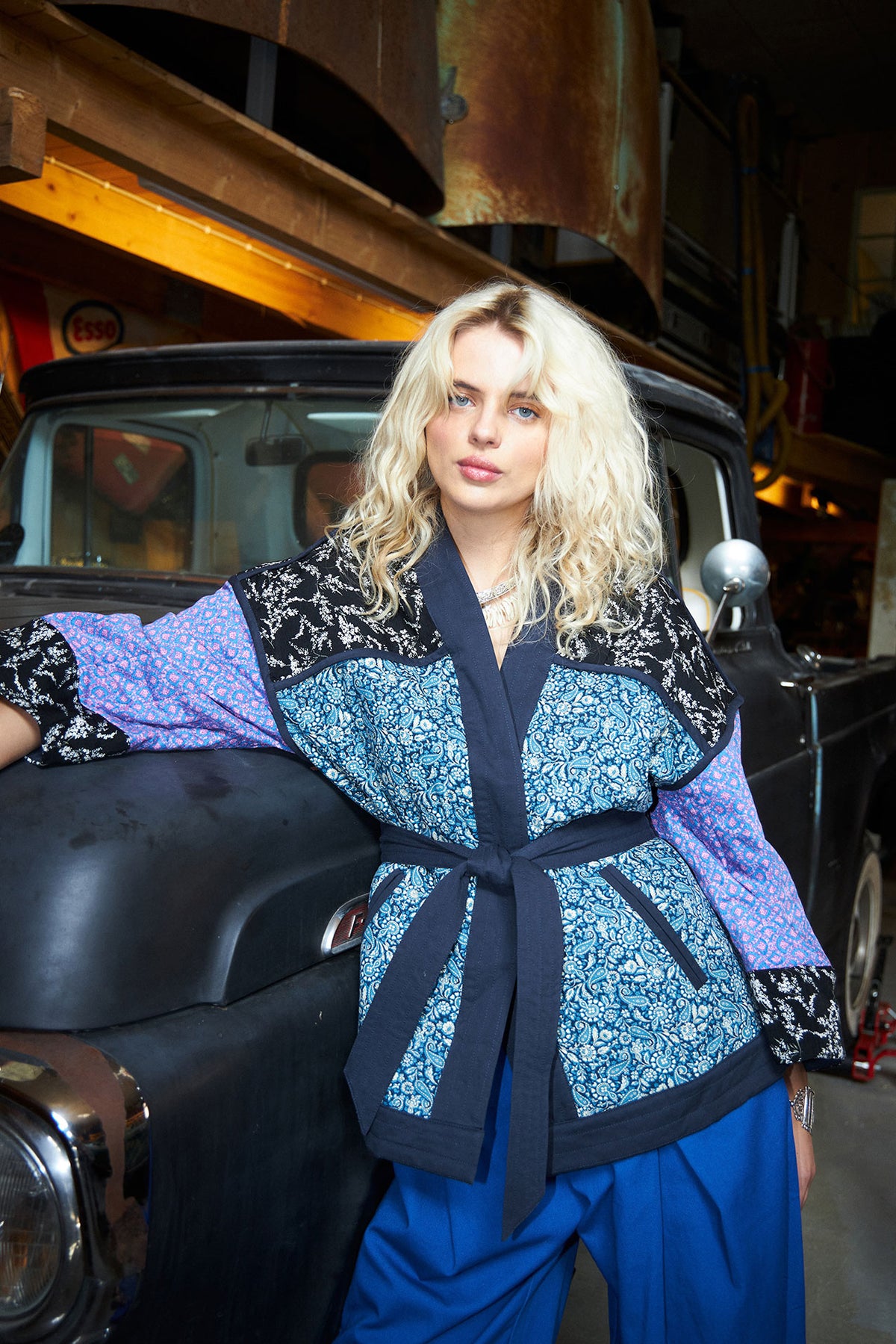 Lollys Laundry TristyLL Jakke Kimono Blå
