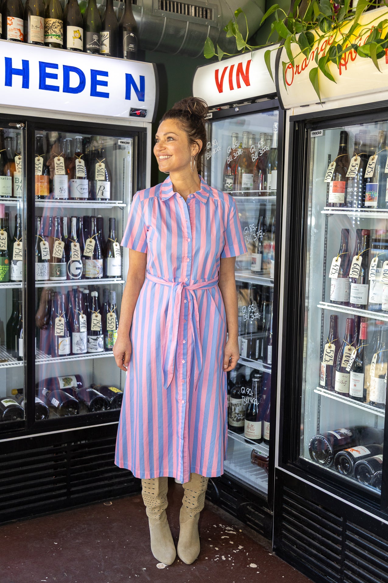 TulleLL Skjortekjole - Stripe