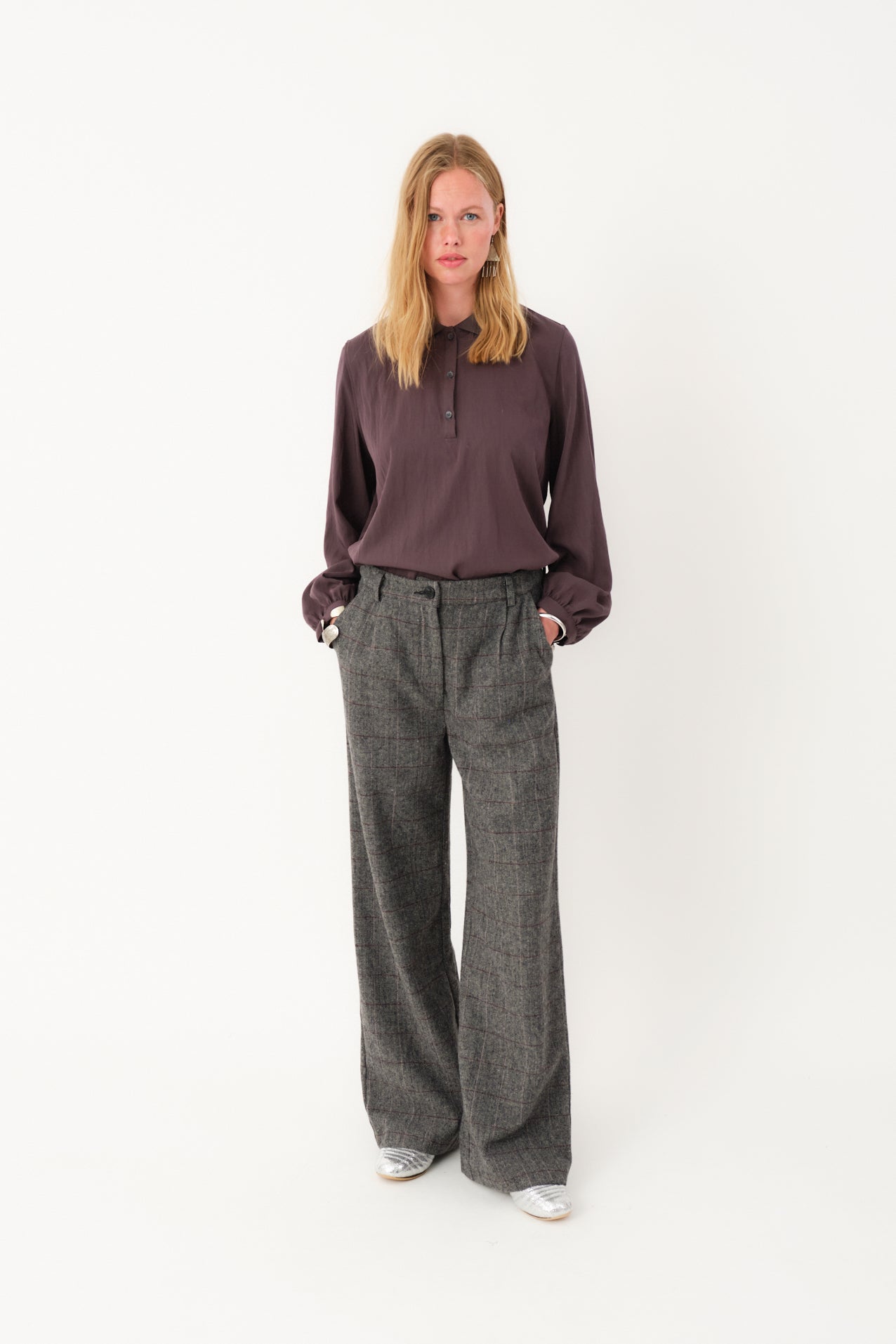 Lollys Laundry TylerLL Bukser Pants 10 Grey