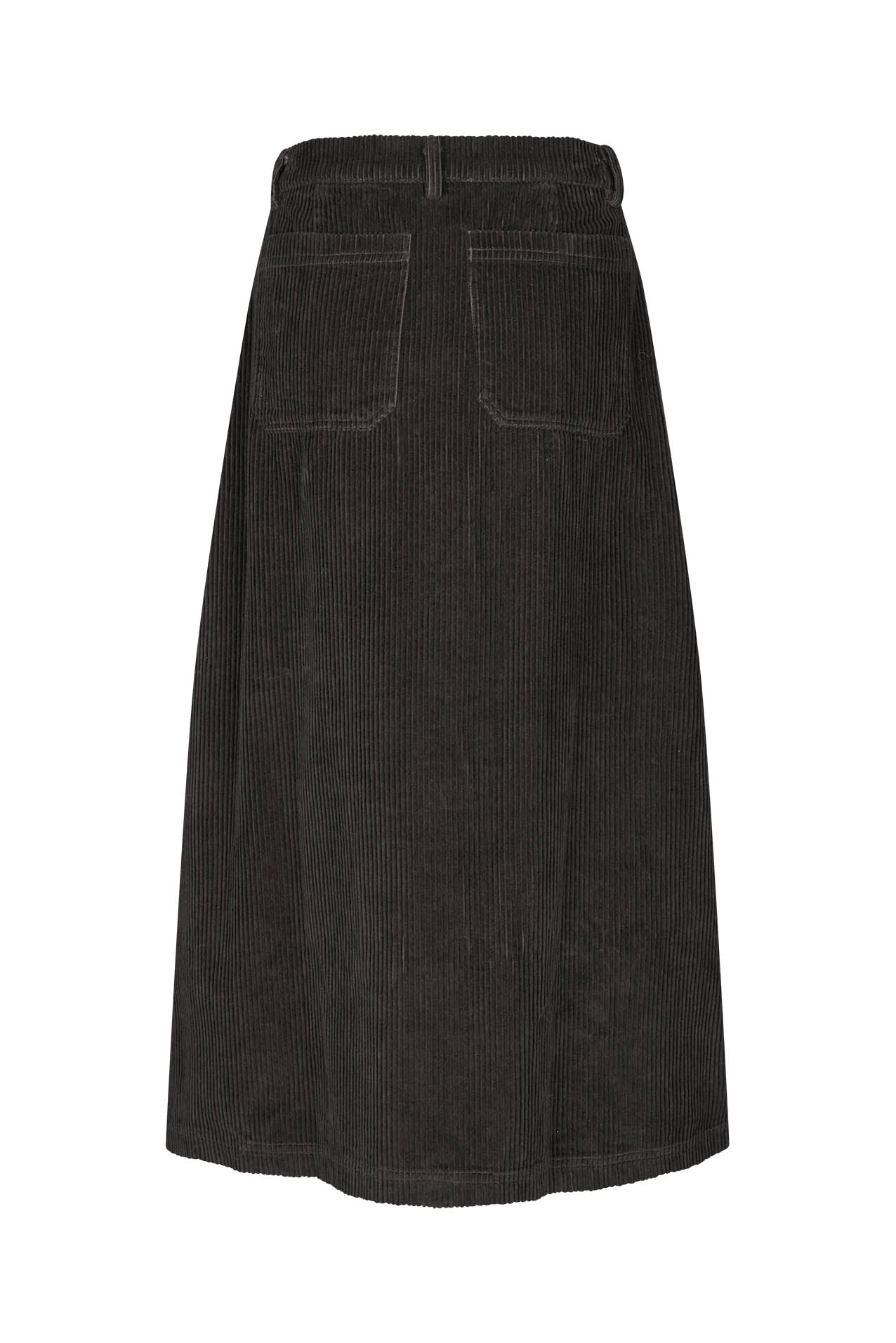 Lollys Laundry UnaLL Maxi Nederdel Skirt 87 Dark Mokka