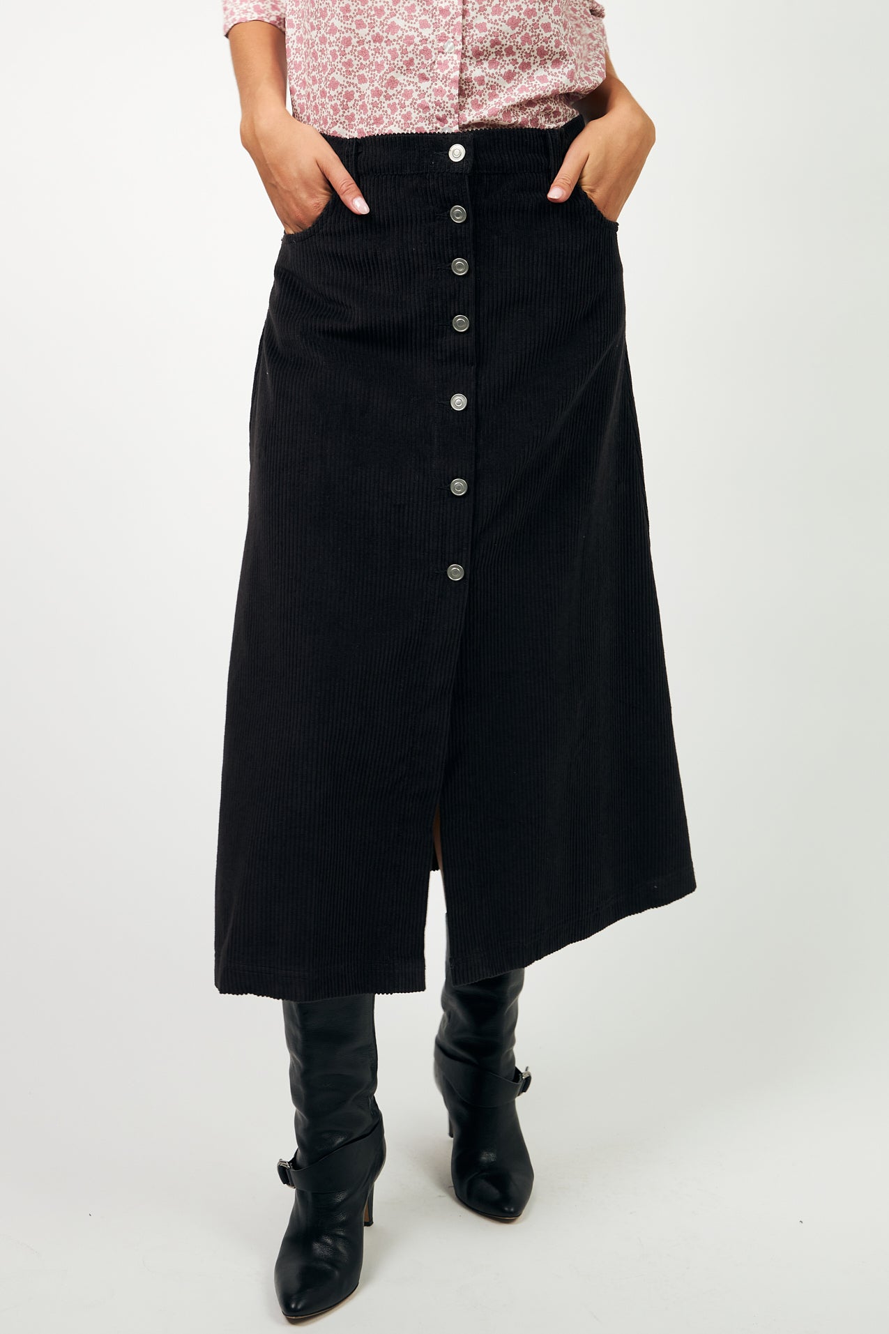 UnaLL Maxi Nederdel - Dark Mokka