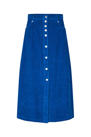 Lollys Laundry UnaLL Maxi Nederdel Skirt 97 Neon Blue
