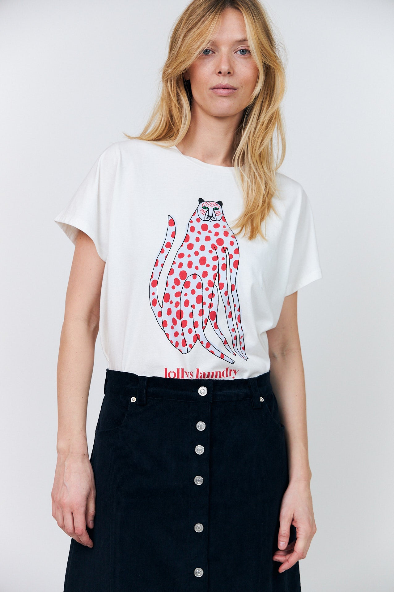 Lollys Laundry UnaLL Maxi Nederdel Skirt Mørkeblå
