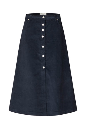Lollys Laundry UnaLL Maxi Nederdel Skirt Mørkeblå