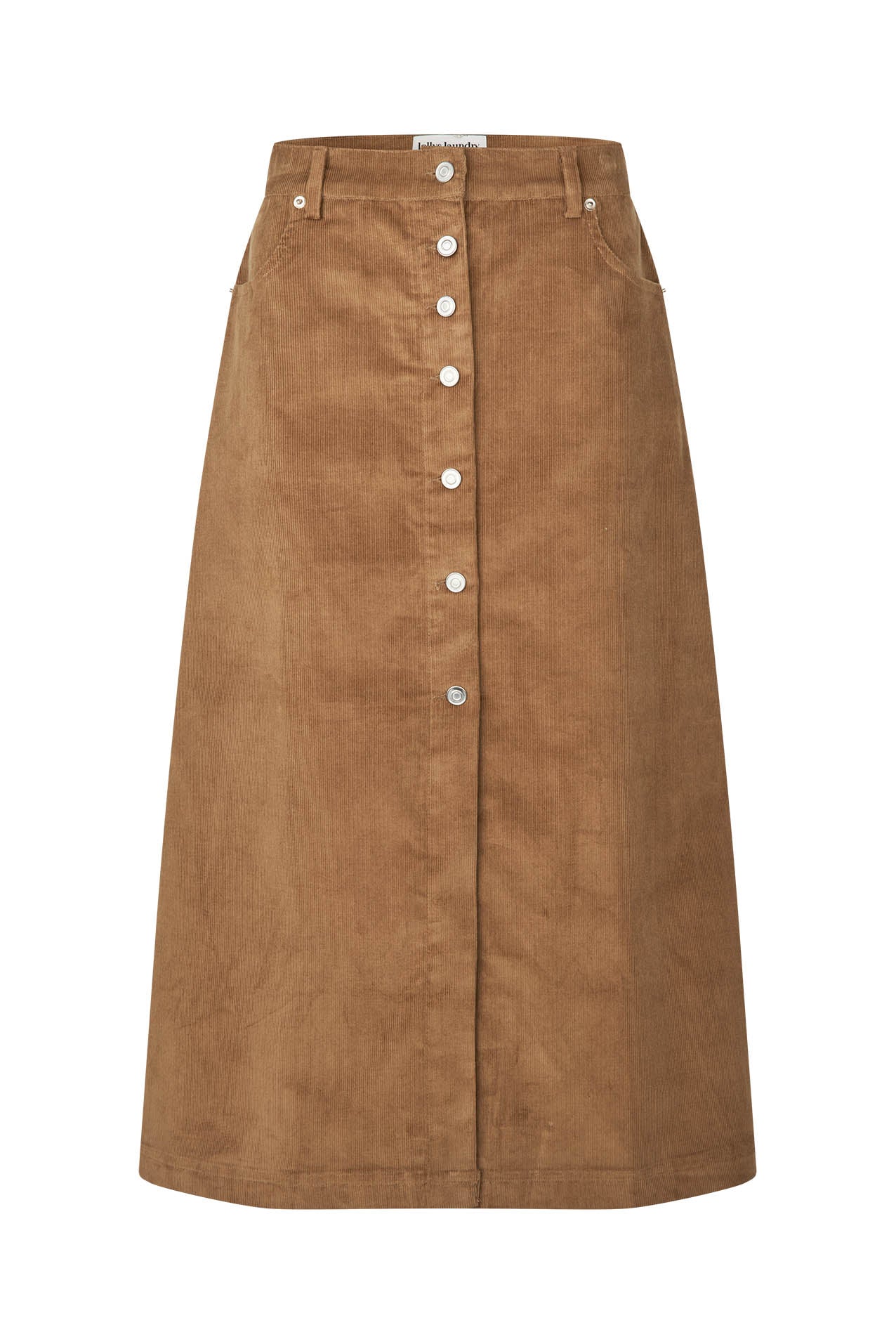 Lollys Laundry UnaLL Maxi Nederdel Skirt Nøddebrun