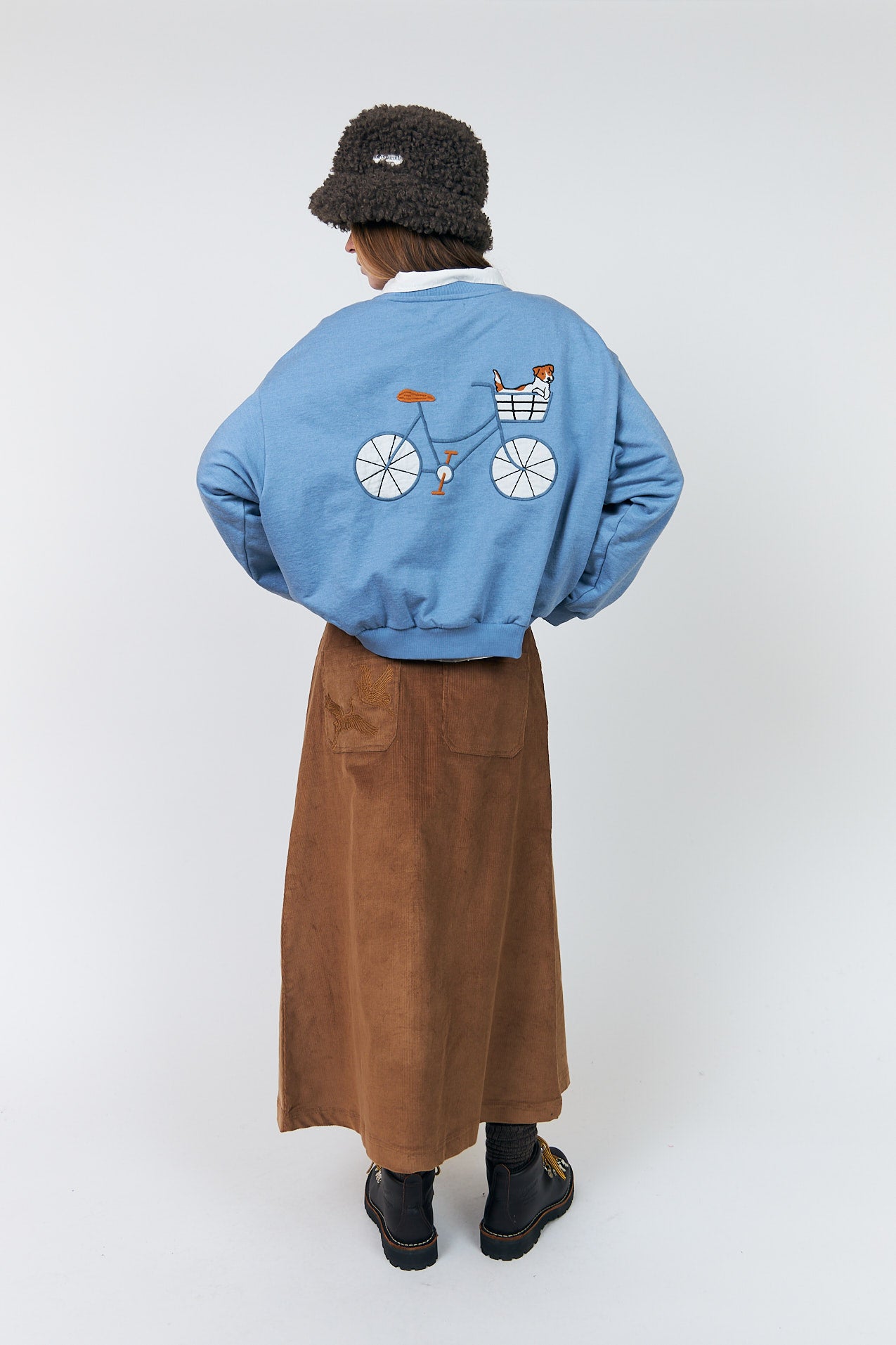 Lollys Laundry UnaLL Maxi Nederdel Skirt Nøddebrun