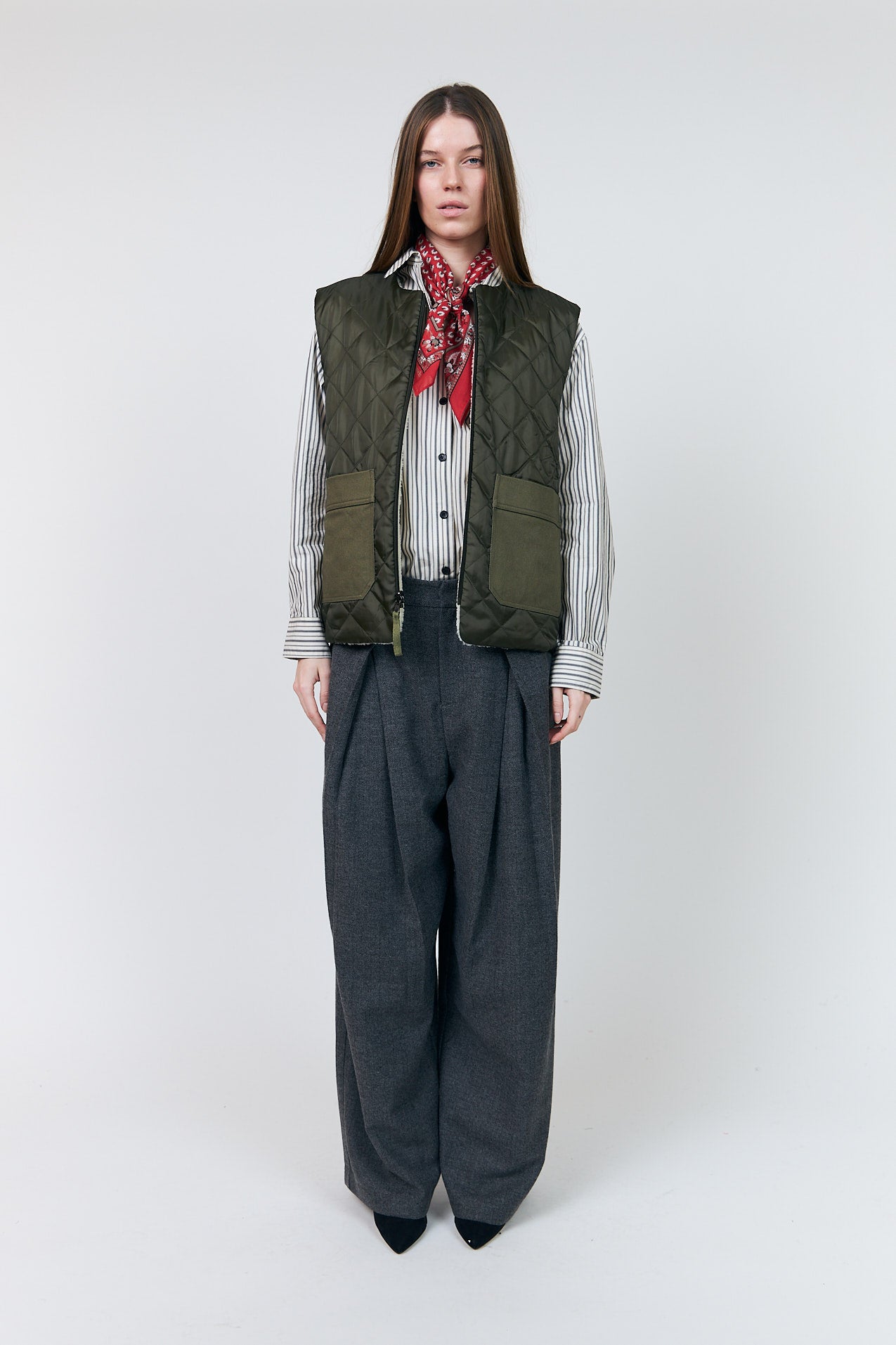 Lollys Laundry UnityLL Vest Outerwear Mørkegrøn