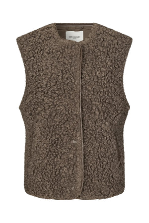 Lollys Laundry VadaLL Vest Vest Mørkebrun