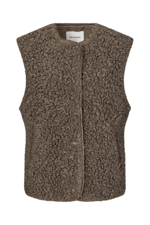 Lollys Laundry VadaLL Vest Vest Mørkebrun