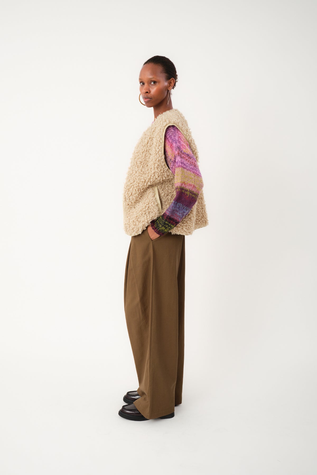 Lollys Laundry VadaLL Vest Vest Sand