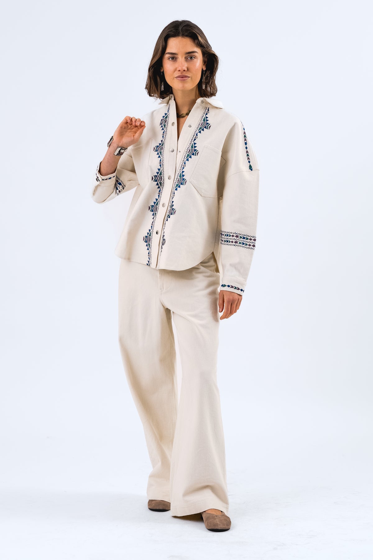 Lollys Laundry VeidaLL Skjorte Shirt Creme