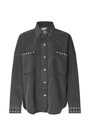 Lollys Laundry VeidaLL Skjorte Shirt 18 Washed Black