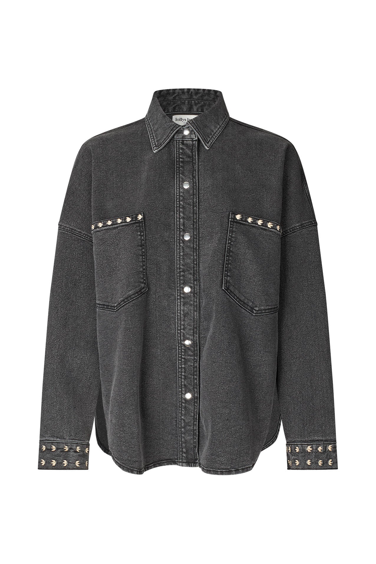 Lollys Laundry VeidaLL Skjorte Shirt 18 Washed Black