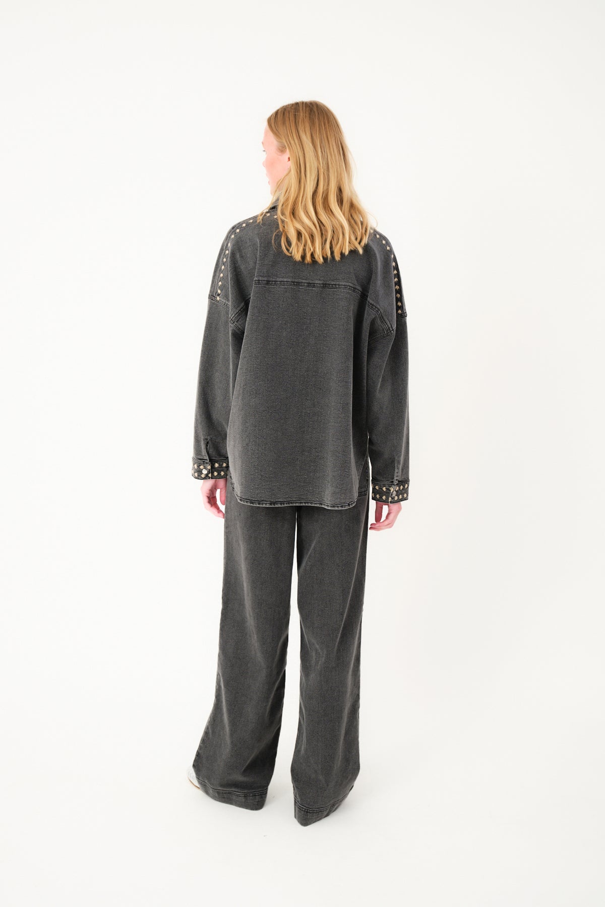 Lollys Laundry VeidaLL Skjorte Shirt Vasket sort