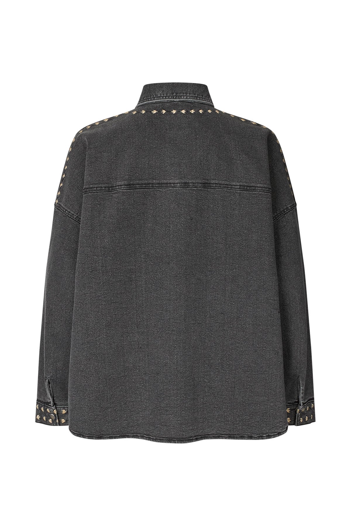 Lollys Laundry VeidaLL Skjorte Shirt Vasket sort