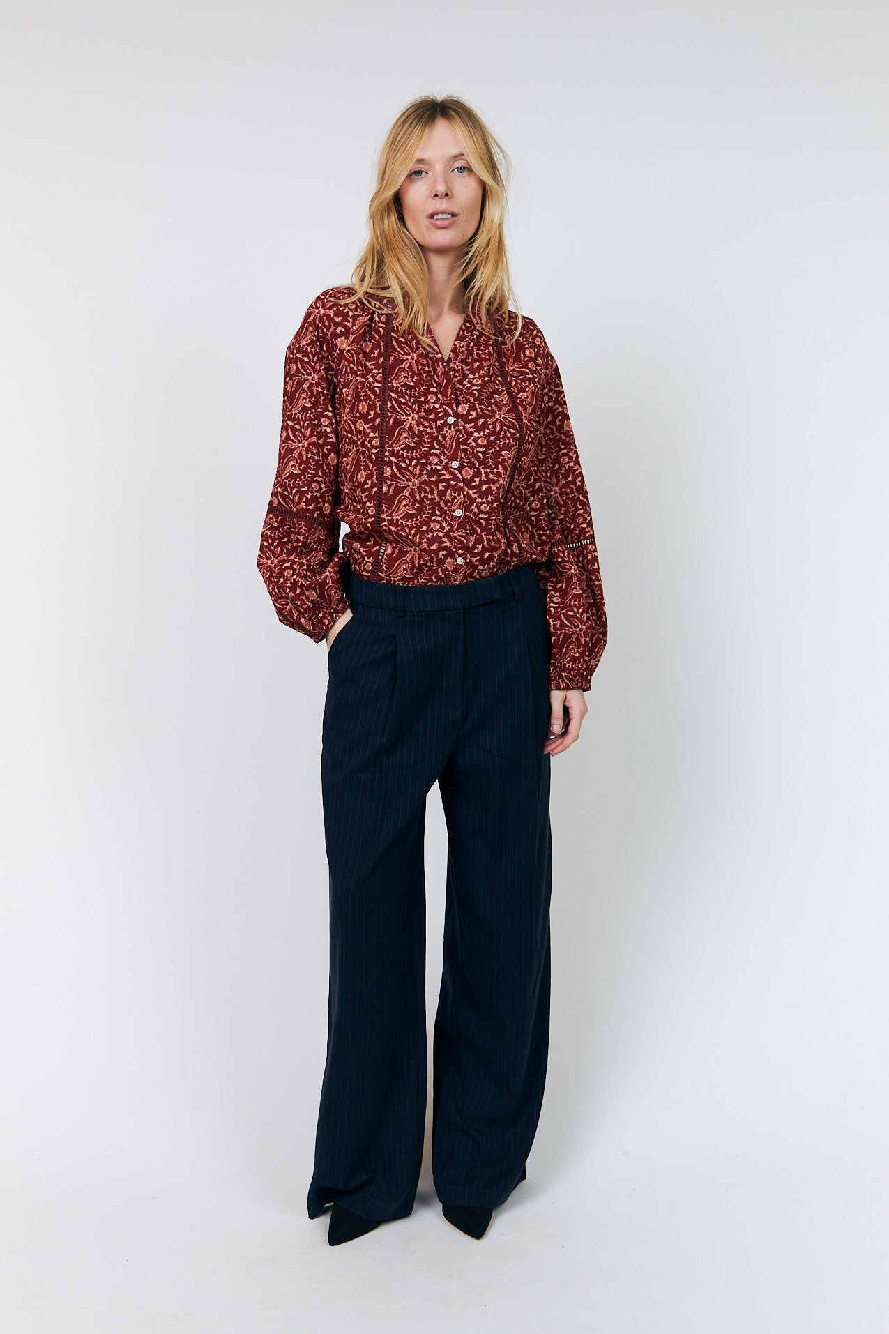 Lollys Laundry VeroLL Skjorte Shirt Rustbrun