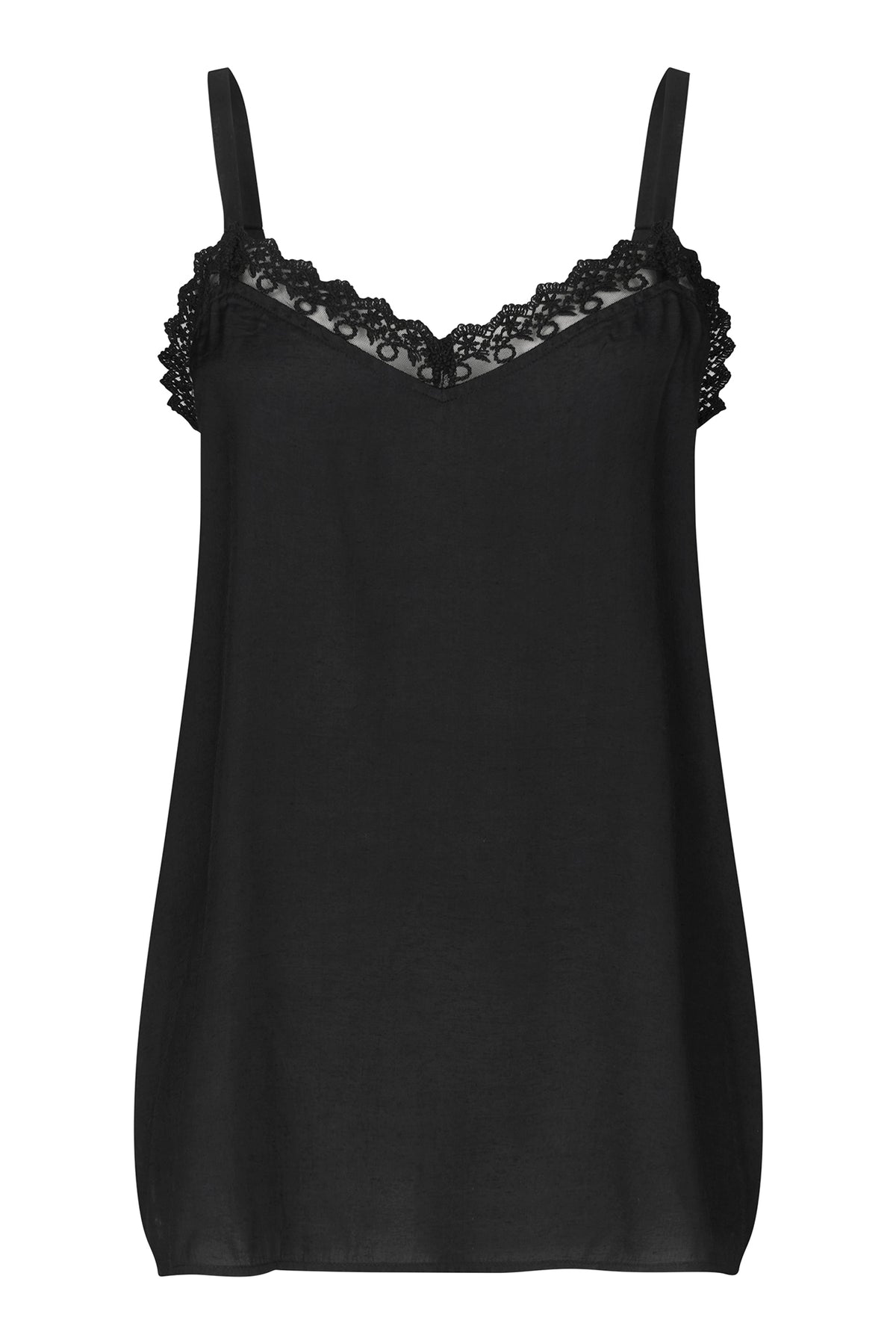 VianeLL Top SL - Sort