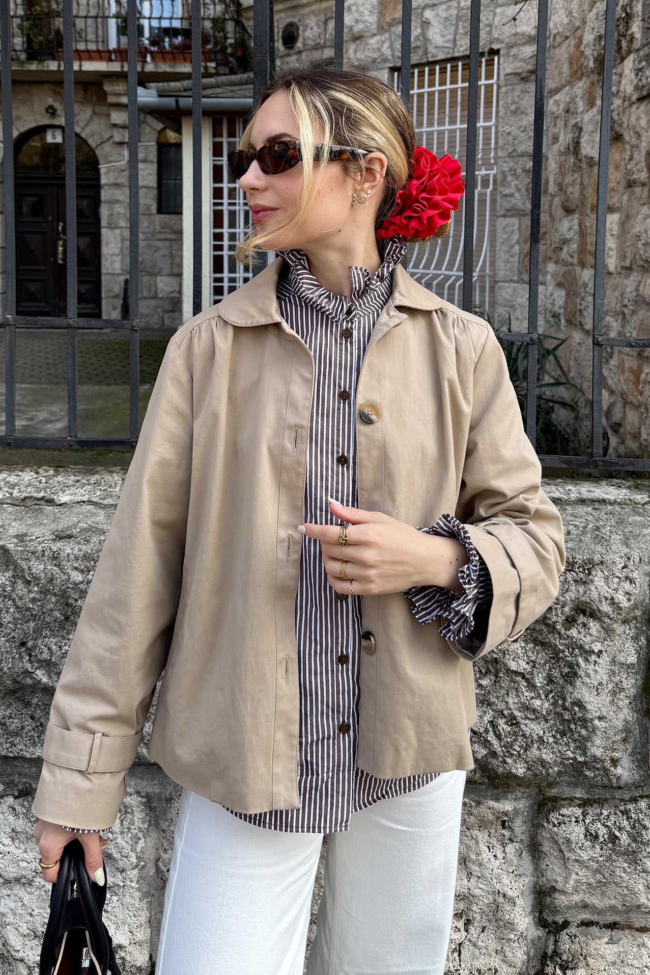 ViolaLL Jacket LS - Ecru