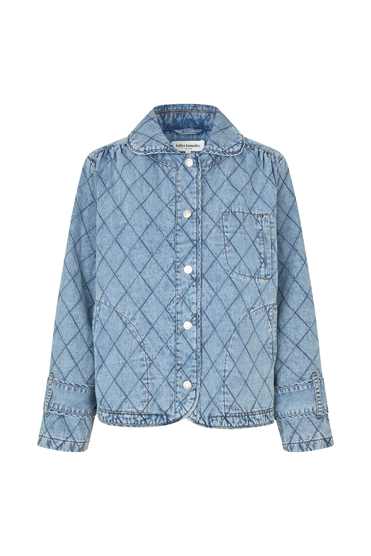 ViolaLL Quilted Jakke - Washed Denim