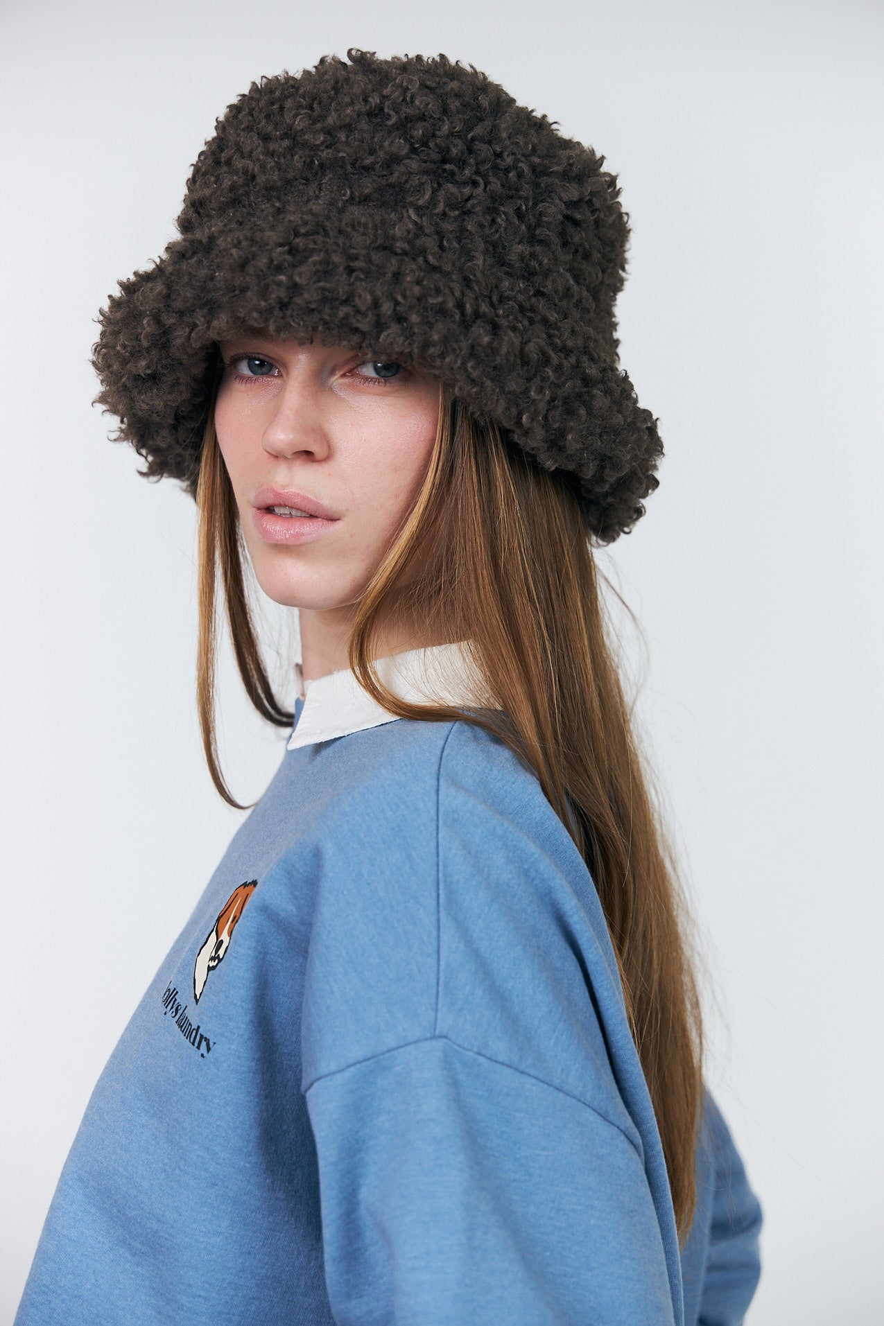 Lollys Laundry WillowLL Bucket Hat Hat Mørkebrun
