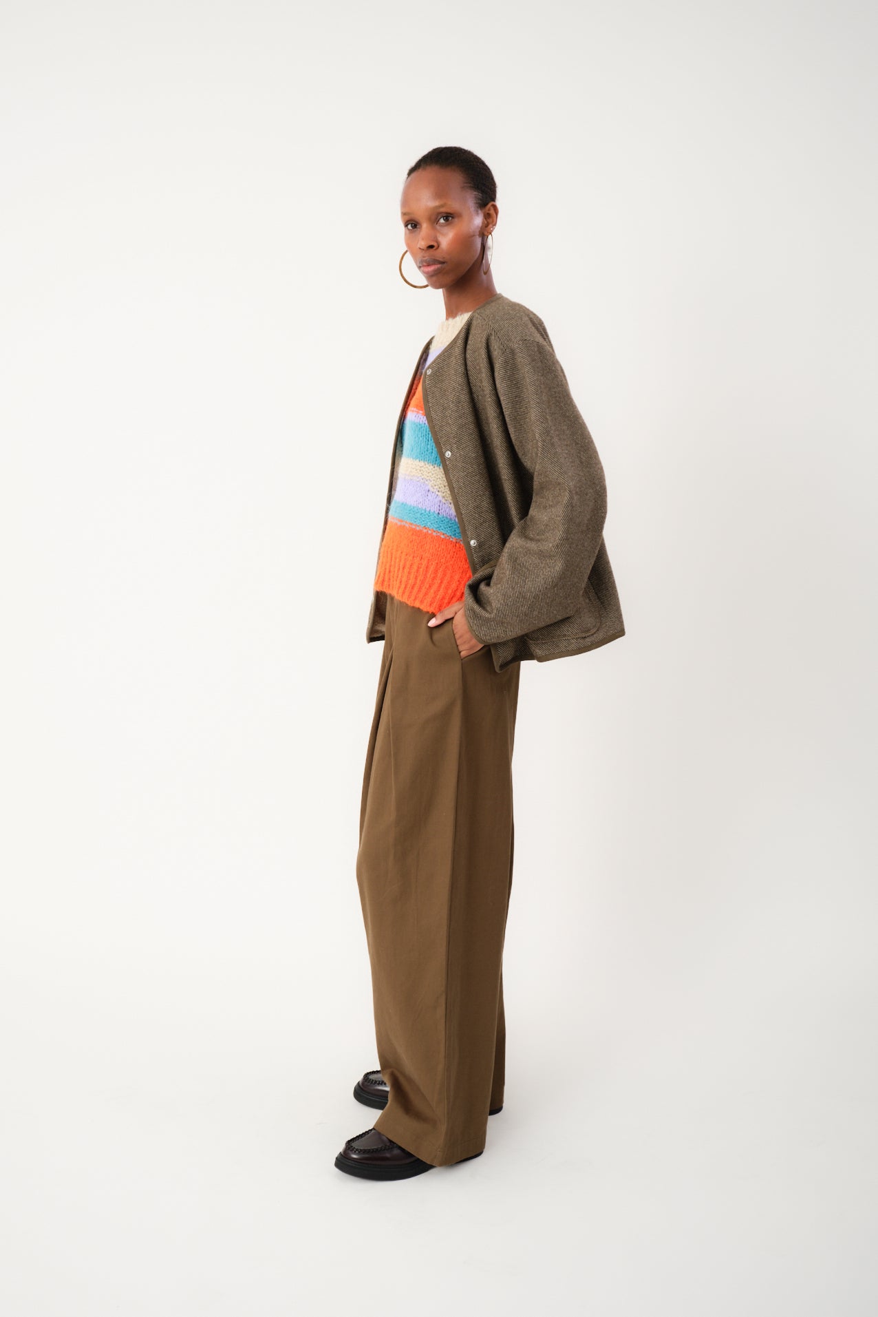 Lollys Laundry YarraLL Jakke Outerwear 87 Dark Mokka