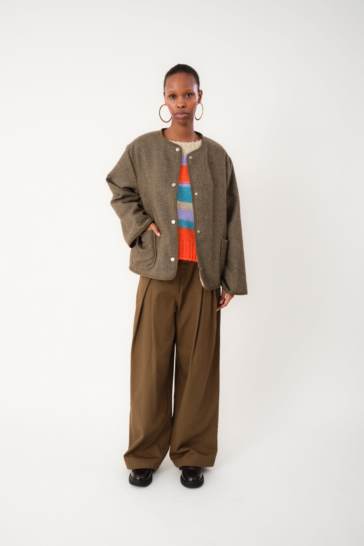 Lollys Laundry YarraLL Jakke Outerwear 87 Dark Mokka