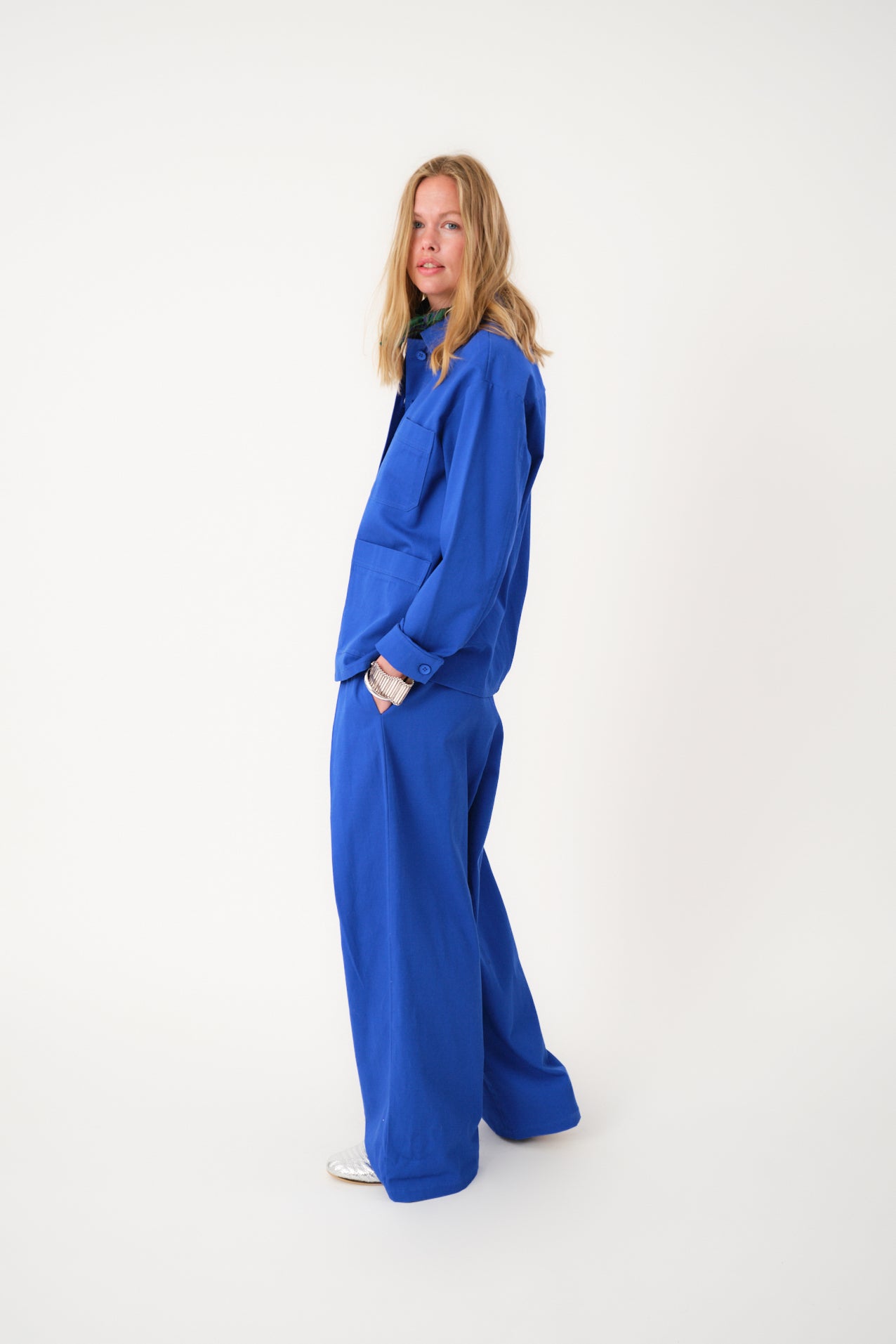 Lollys Laundry ZolaLL Bukse Pants 97 Neon Blue