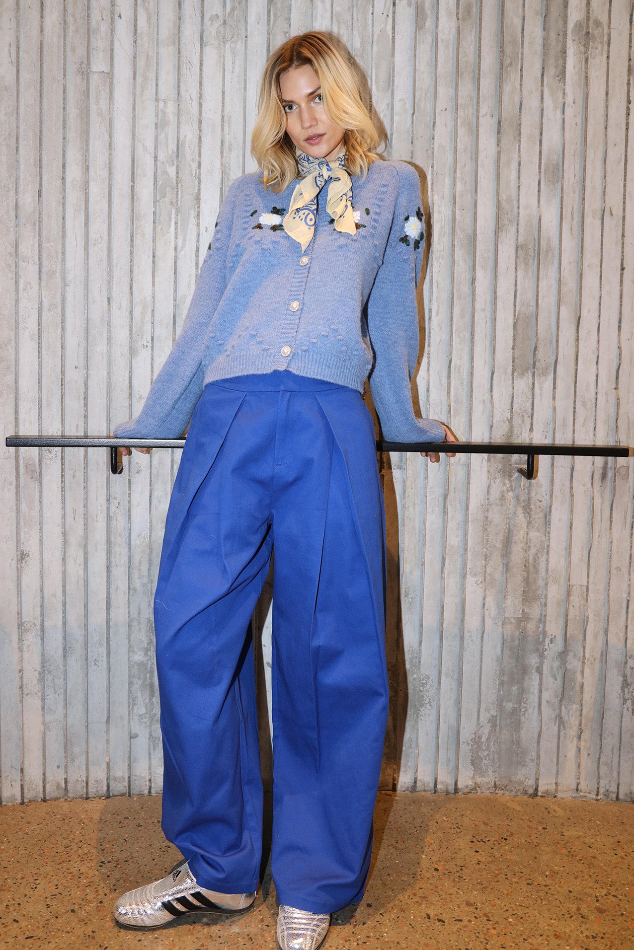 Lollys Laundry ZolaLL Bukse Pants 97 Neon Blue