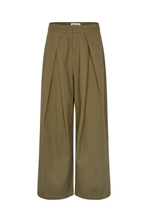 Lollys Laundry ZolaLL Bukse Pants Støvet grøn