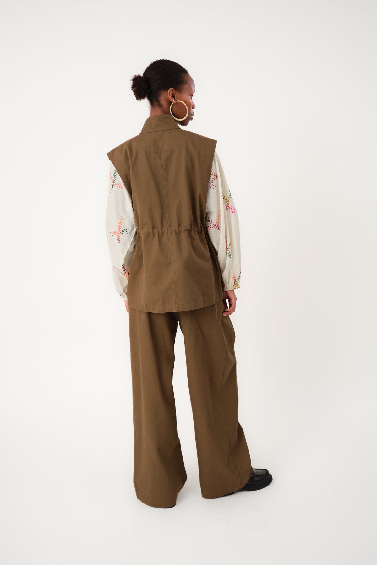 Lollys Laundry ZolaLL Bukse Pants Støvet grøn