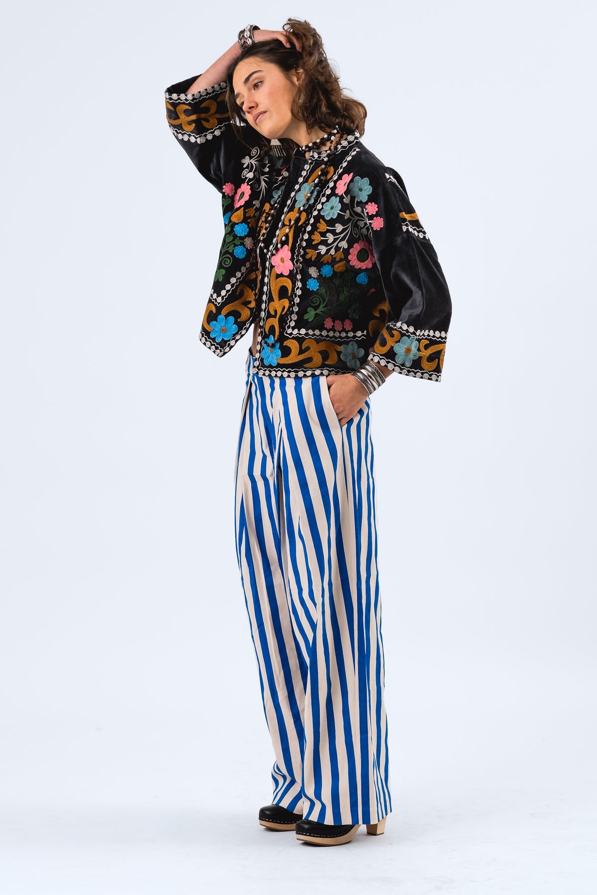 Lollys Laundry ZolaLL Bukser Pants 97 Neon Blue