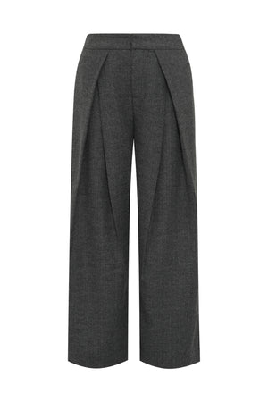 Lollys Laundry ZolaLL Bukser Pants Mørkegrå melange