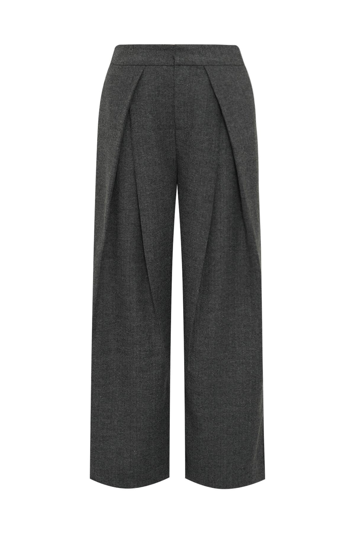Lollys Laundry ZolaLL Bukser Pants Mørkegrå melange