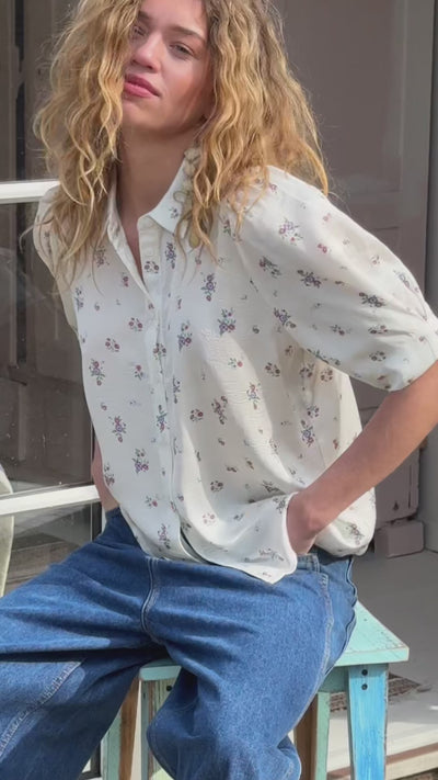 Lollys Laundry BonoLL Skjorte Shirt Creme