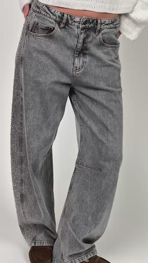 Lollys Laundry AvaLL Jeans Pants 12 Light Grey