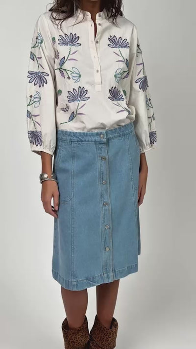 Lollys Laundry FaithLL Bluse Blouse Creme