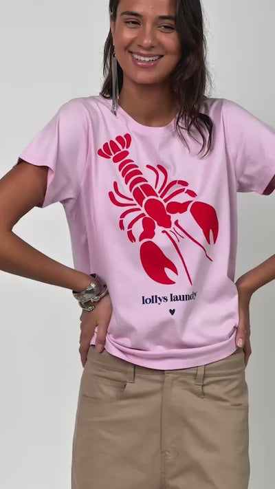 Lollys Laundry RomaLL Hummer T-Shirt T-shirt 30 Red