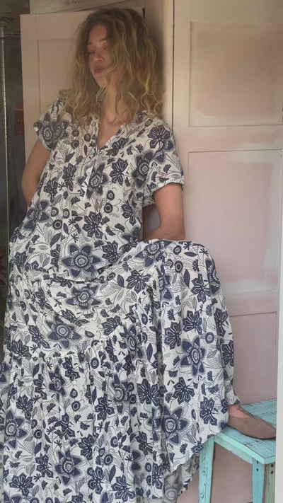 Lollys Laundry HeatherLL Bluse Blouse Blå