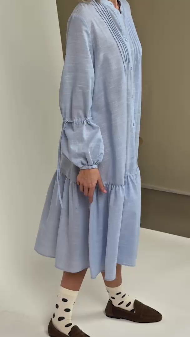Lollys Laundry AlannaLL Maxi Kjole Dress 22 Light Blue