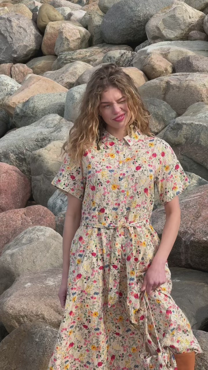 Lollys Laundry BlakeLL Midi Kjole Dress Blomsterprint
