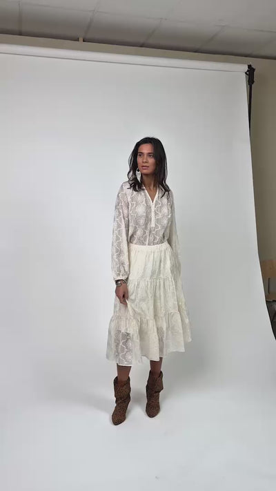 Lollys Laundry BiancaLL Skjorte Shirt 02 Creme