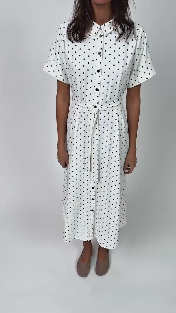 Lollys Laundry BlakeLL Midi Kjole Dress Dot print