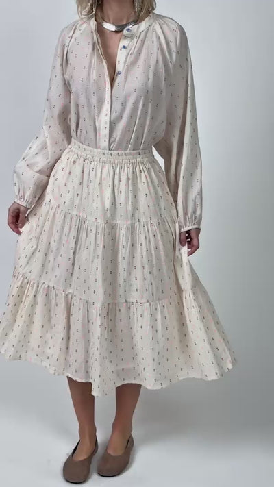 Lollys Laundry HaileyLL Skjorte Shirt 02 Creme